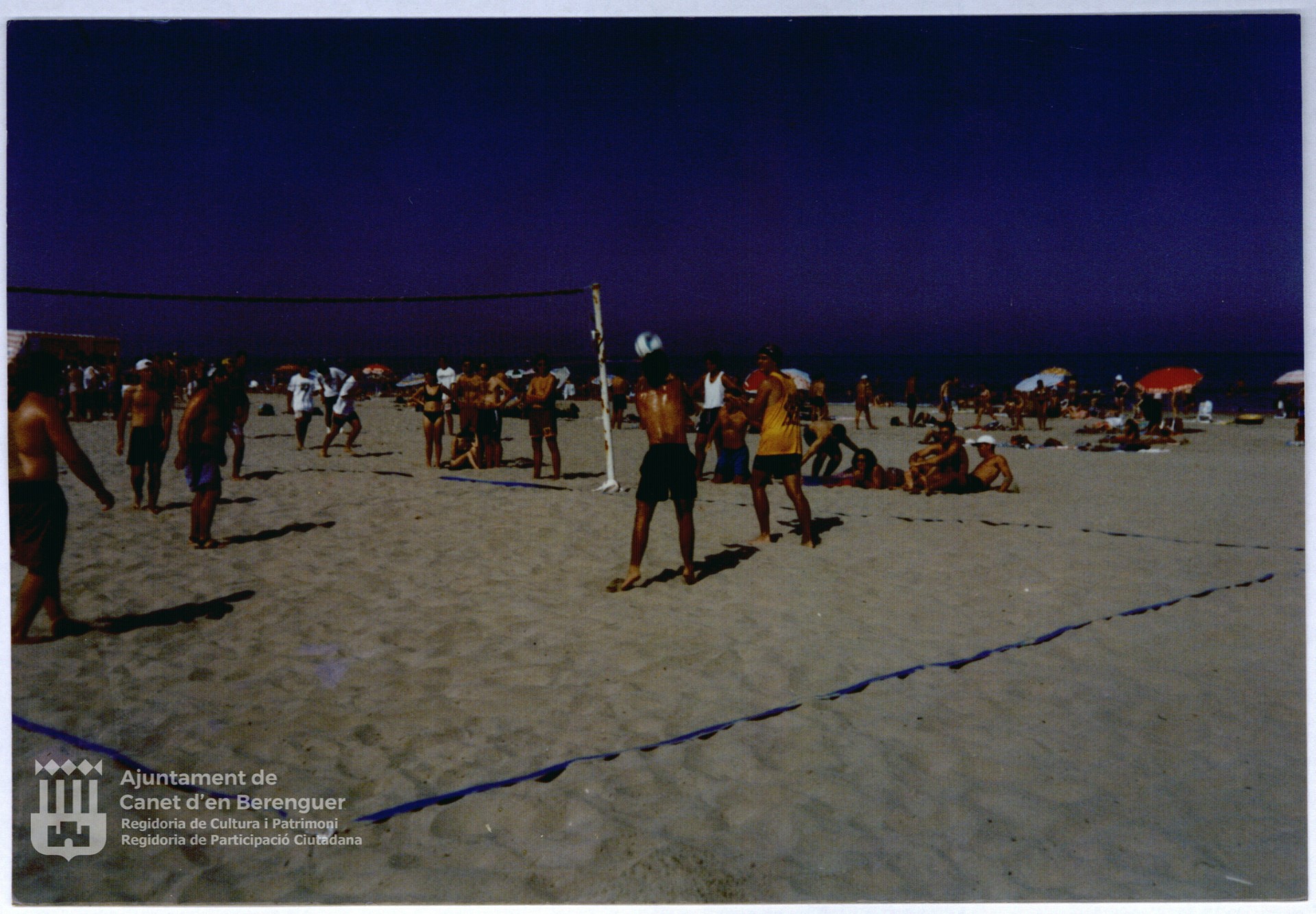 Activitat esportiva a la platja