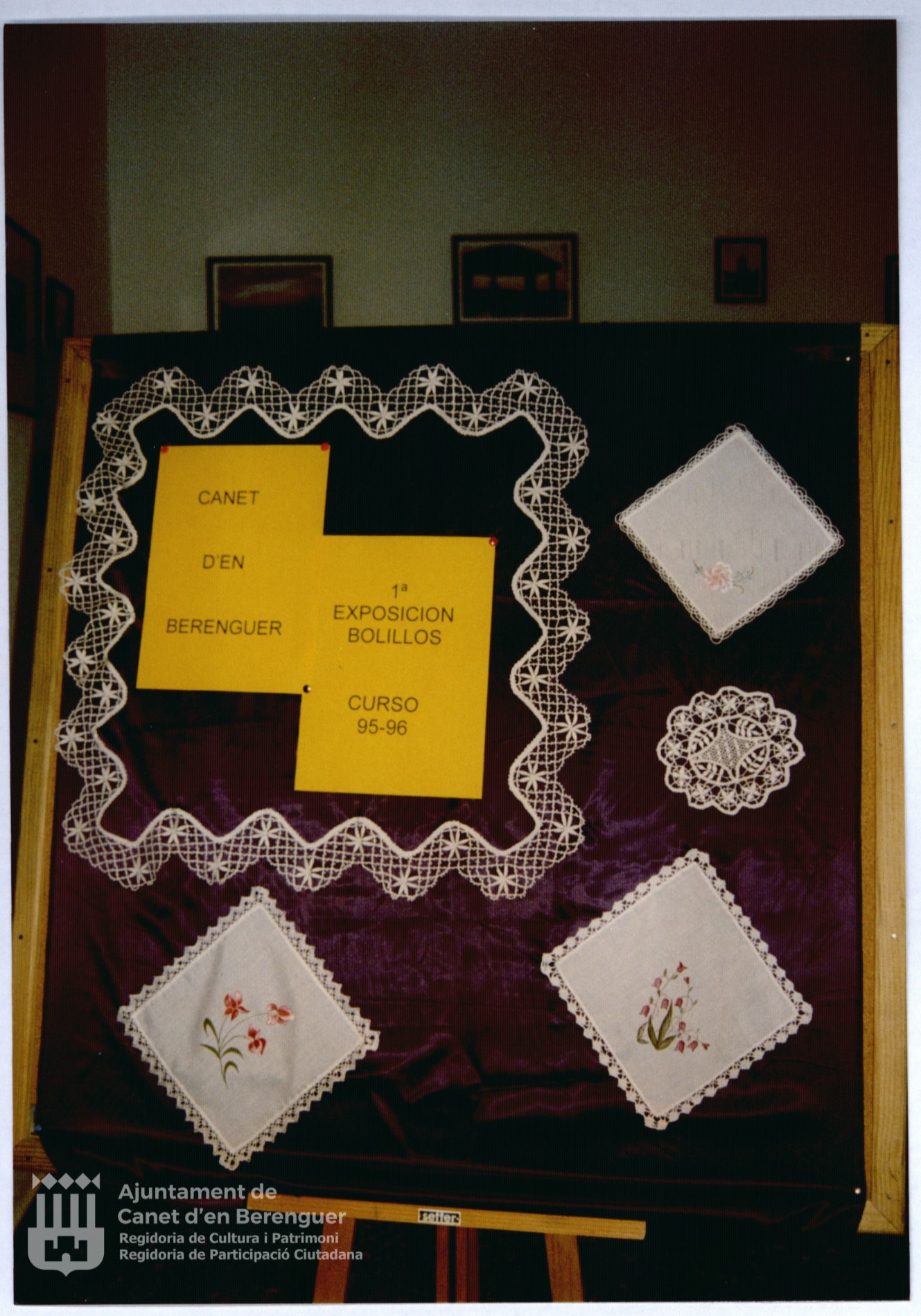 1a Exposició de bolillos. Curs 95-96