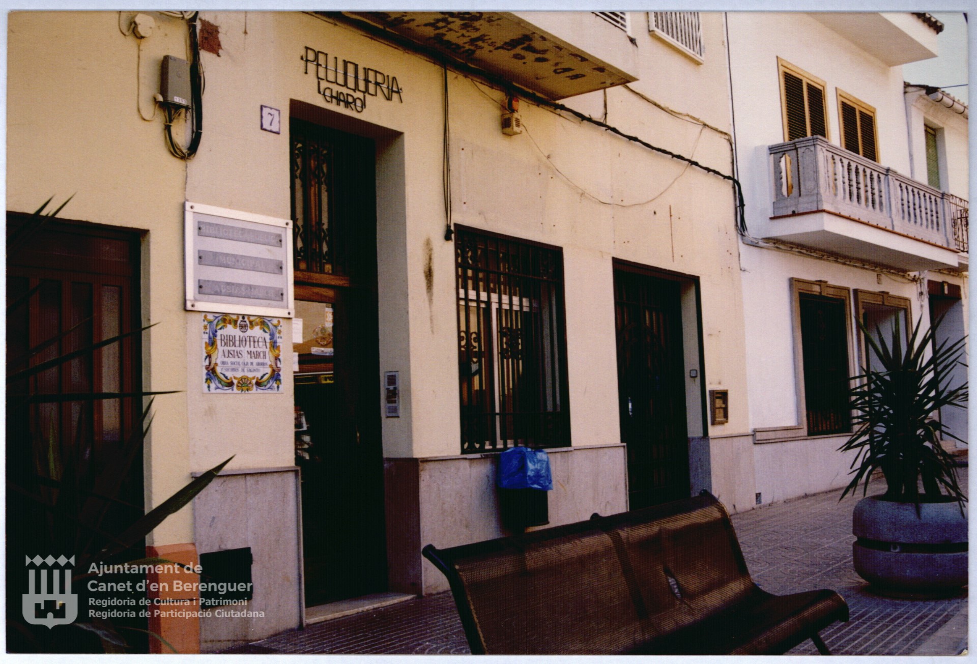 Casa dels Plans. Perruqueria